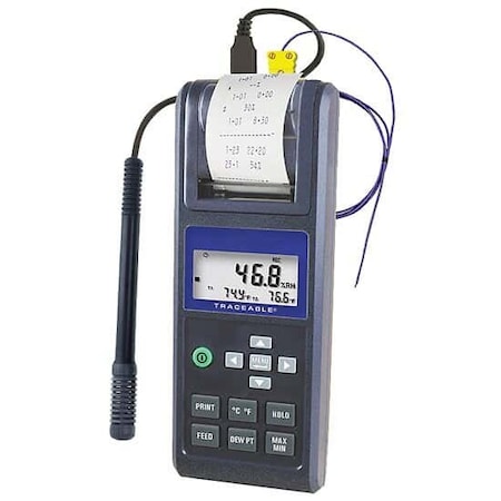 Digi-Sense Traceable Printing Thermohygrometer with 37803-51
